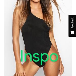 One shoulder bodysuit
